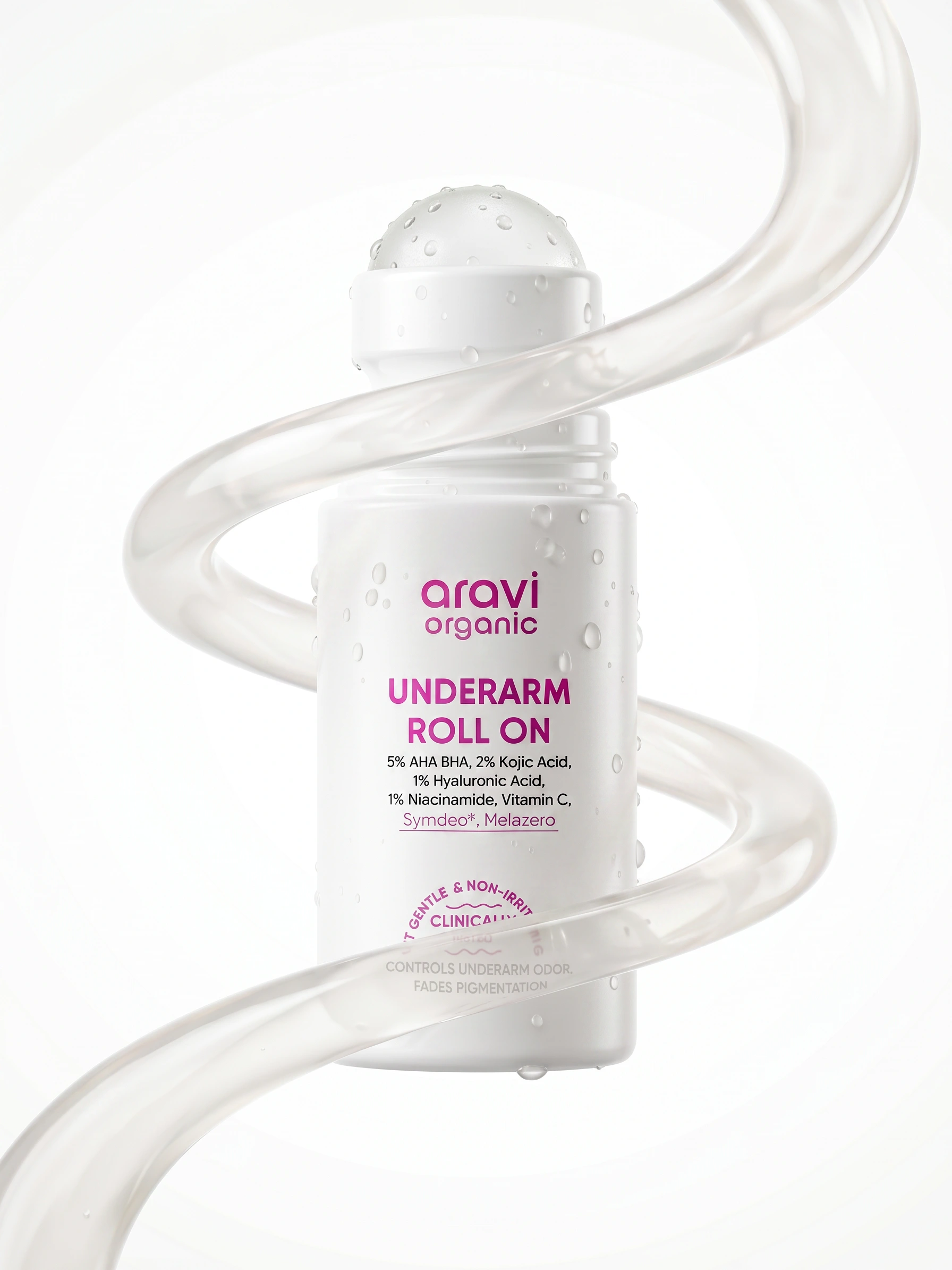 Aravi Organic underarm roll-on creative