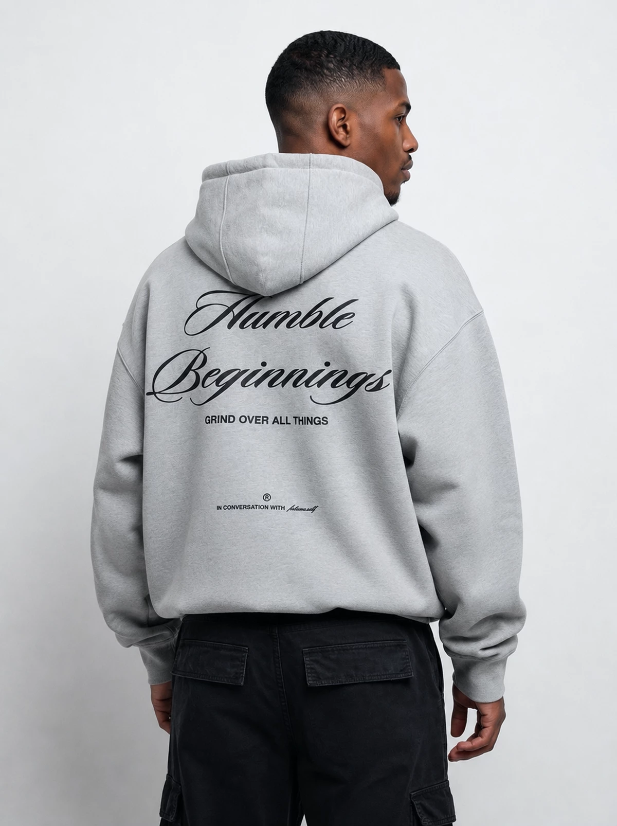 Zero to One Humble Beginnings hoodie shot