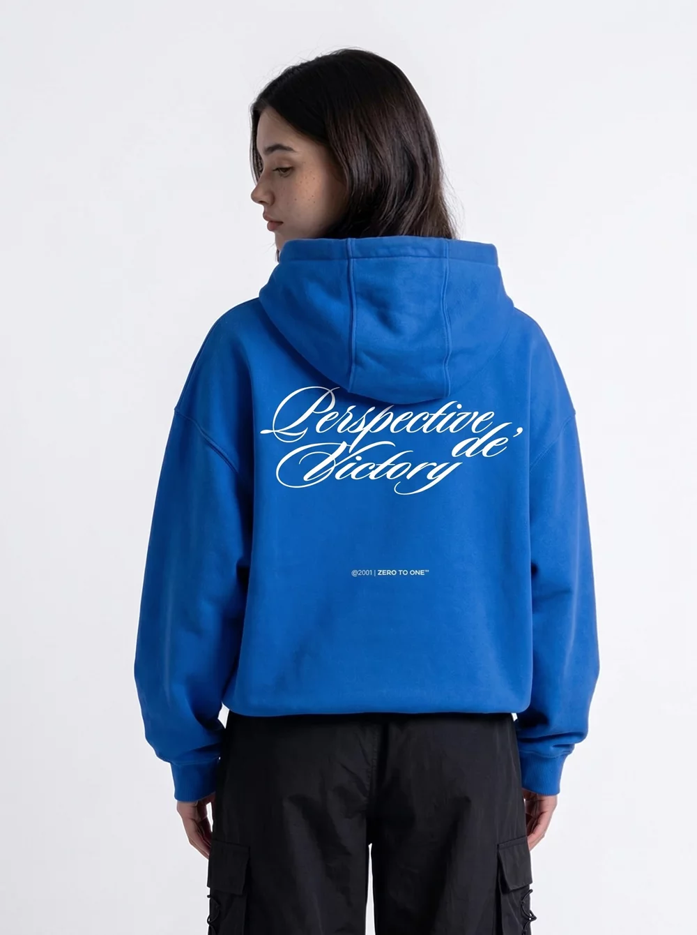 Zero to One blue campaign hoodie
